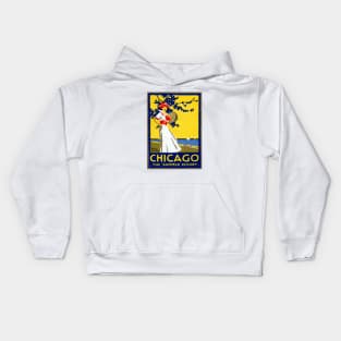 1913 Chicago The Summer Resort Kids Hoodie